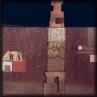 Istvan Horkay: 'Museum Factory', 2001 Collage, Abstract. 