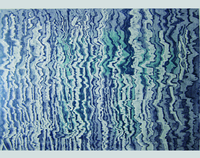 Lijing Liu  'Reflection Of Trees', created in 2009, Original Printmaking Serigraph.