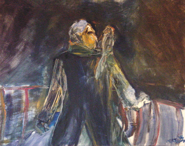 Mert Ulcay  'Pirate', created in 2001, Original Painting Oil.