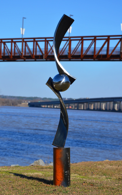 Hunter Brown  'Verve III', created in 2016, Original Sculpture Aluminum.