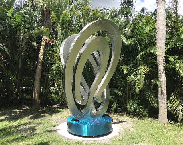 Hunter Brown  'Eternity', created in 2018, Original Sculpture Aluminum.