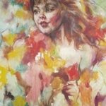 ALICE FLOWERS GICLEE By Hyacinthe Kuller-Baron