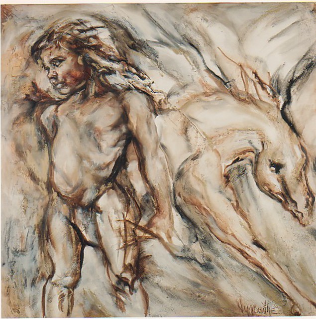 Hyacinthe Kuller-Baron  'Symbiosis', created in 2008, Original Painting Acrylic.