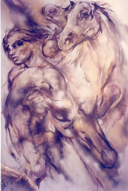 Hyacinthe Kuller-Baron  'THE VESSEL', created in 2004, Original Painting Acrylic.