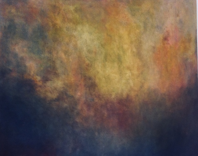 Iana Sophia  'Burnt Gold 1', created in 2019, Original Painting Oil.