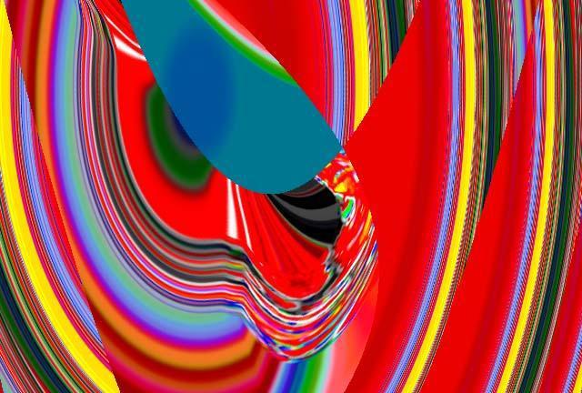Isaac Brown  'Rainbow River Of Life', created in 2005, Original Digital Art.