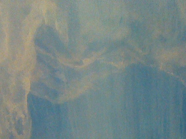 Artist Dina Marie Wilks. 'Blue Ice' Artwork Image, Created in 2014, Original Pastel Oil. #art #artist