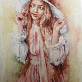 Girl in a hat By Igor Navrotskyi
