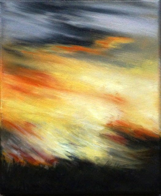 Ilona Jetmar  'Refraction 114', created in 2014, Original Painting Oil.