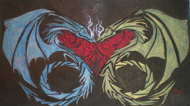 Artist Eve Co. 'Dragon Ticker' Artwork Image, Created in 2010, Original Painting Oil. #art #artist