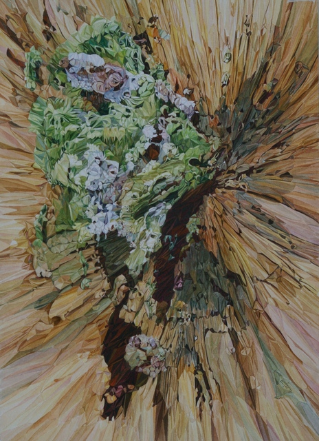 Imelda Feraille  'Forest Spirit I', created in 2018, Original Watercolor.