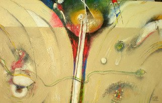 Syed Iqbal: 'Mindscape 82', 2009 Acrylic Painting, Abstract.  mindscape- 82 ...