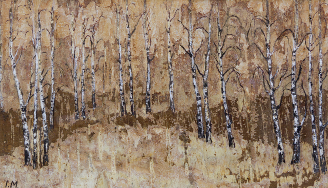 Irina Maiboroda  'A Birch Grove', created in 2017, Original Woodworking.