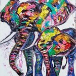 Rainbow Elephants, Irina Tretyak