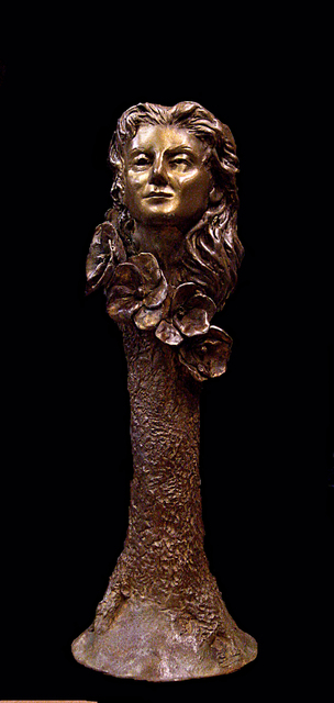 Martin Glick  'Laura', created in 2011, Original Sculpture Stone.