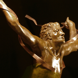 Martin Glick: 'The Winner', 2008 Bronze Sculpture, Sports. Artist Description:  In 