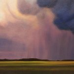 Waning Storm at Sundown By Ian Sheldon