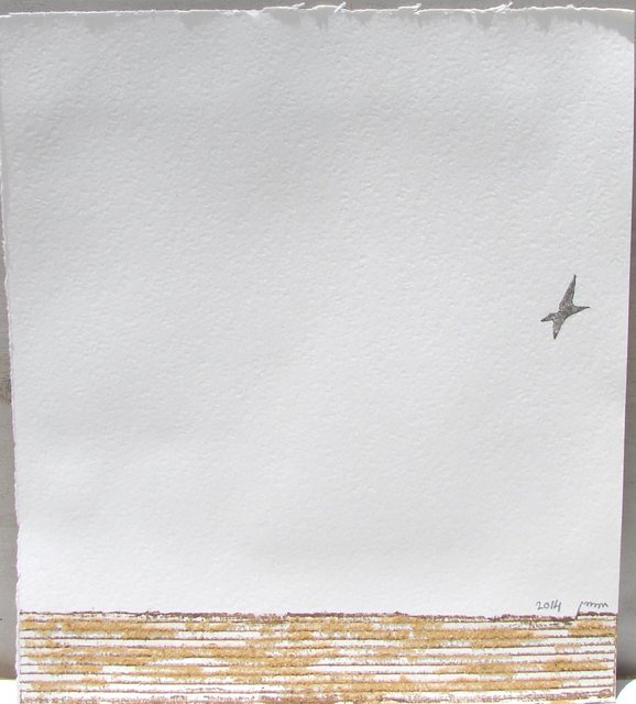 Tamara Sorkin  'The Lone Bird', created in 2014, Original Drawing Other.