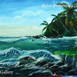 Nor Aishah Alli: 'IGKL01', 2016 Oil Painting, Beach. Artist Description:  I- syah is a one of lanscaping photographer. From my experience doing of mother nature photoshoot , i translate this experience into painting. A  ...