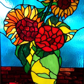 Sunflowers By Iva Kalikow