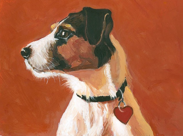 Josep Manel Marti Gomez  'Dog', created in 2010, Original Painting Acrylic.