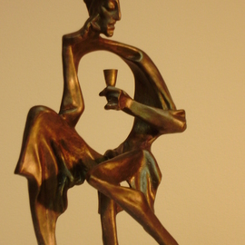 Alexander Iv Ivanov: 'absinthe', 2014 Bronze Sculpture, Philosophy. Artist Description: bronze, sculpture, alcohol, absinthe, abstraction...