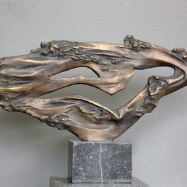 Alexander Iv Ivanov: 'swimmer', 2013 Bronze Sculpture, Abstract Figurative. Artist Description: bronze, sculpture, creativity, art, sport, swimming...