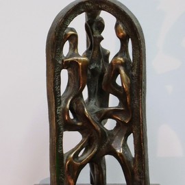 Alexander Iv Ivanov: 'three Graces', 2010 Bronze Sculpture, Garden. Artist Description: bronze, sculpture, garden, abstraction, creativity, art...