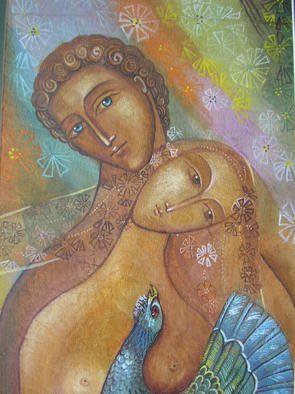Rumy Stoianova: 'You', 2007 Watercolor, Love. 