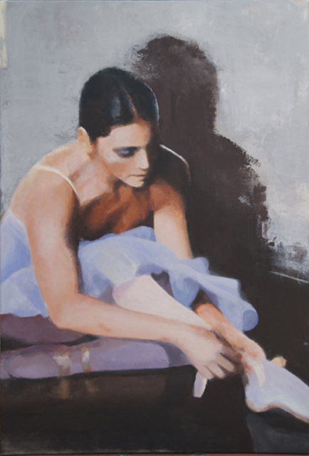 Ivan Riis  'Ballerina', created in 2011, Original Painting Acrylic.