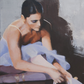 Ivan Riis: 'ballerina', 2011 Acrylic Painting, Figurative. 