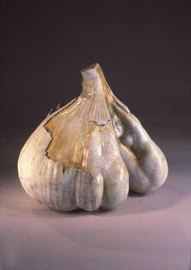 Jack Hill: 'Garlic', 2004 Bronze Sculpture, Fantasy.  The full title of this piece is Garlic Breath. ...