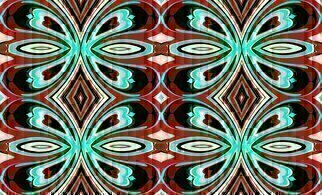 Peter Jalesh: 'four leave clovers', 2019 Digital Painting, Abstract. Abstract Rococo tapestries.  From a series of abstract digital paintings created between 2012 and 2019. ...