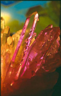 James Parker: 'Crystal Color Magic', 1992 Color Photograph, Optical. The amazingly soft colored hues coming from off and within this quartz cluster are to me both calming and soothing. Just nice to look at and absorb.  ...