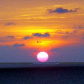 James Parker: 'Ocean Sunset', 2003 Color Photograph, Seascape. Artist Description: Incredibly colorful sunset taken from Punta Comita, Oaxaca Mexico. ...
