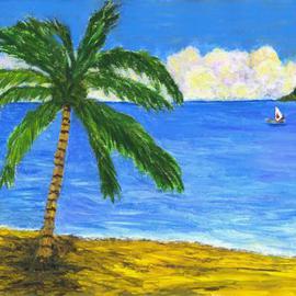 Palm and Boat By James Parker