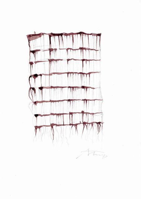 Artist Jan Strup. 'Waterfall' Artwork Image, Created in 2001, Original Drawing Other. #art #artist