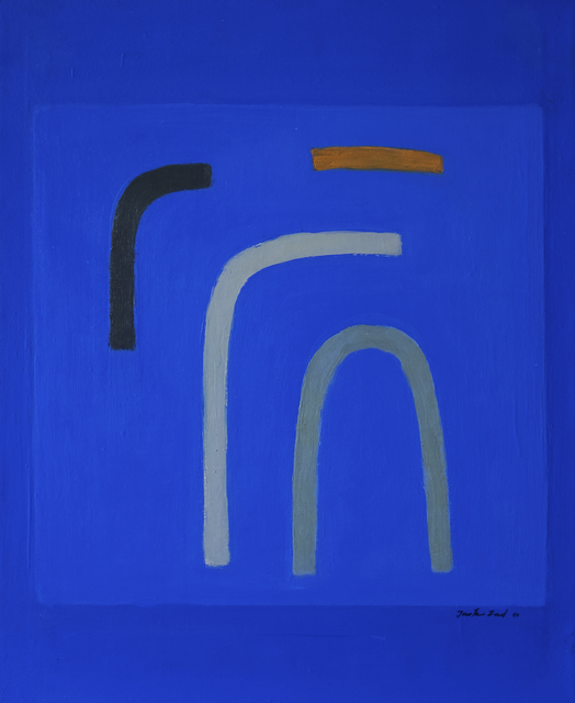 Jan-Thomas Olund  'Blue No III', created in 2020, Original Collage.