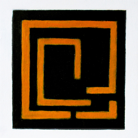 single maze orange  By Jan-Thomas Olund