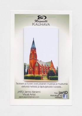 Jarmo It�niemi: 'Photo magnet', 2014 Color Photograph, Architecture.  Cathedral of KAUHAVA Finland  ...
