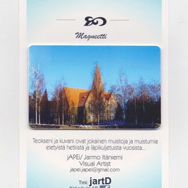 Jarmo It�niemi: 'Photo magnet', 2014 Color Photograph, Architecture. Artist Description:      Cathedral ALAHARMA Finland          ...