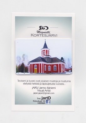 Jarmo It�niemi: 'Photo magnet', 2014 Color Photograph, Architecture.   Cathedral of KORTESJARVI Finland  ...