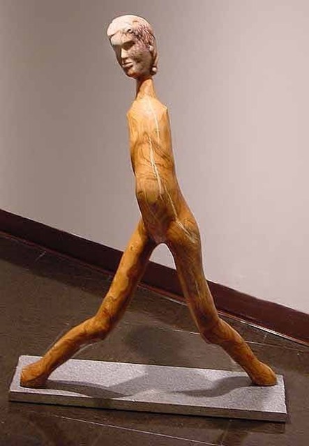 Jane Jaskevich  'Dance', created in 2006, Original Sculpture Wood.