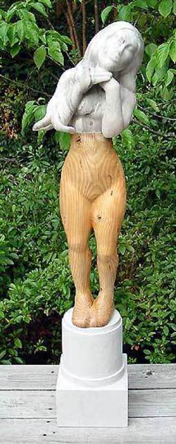 Artist Jane Jaskevich. 'Daydream' Artwork Image, Created in 2006, Original Sculpture Wood. #art #artist