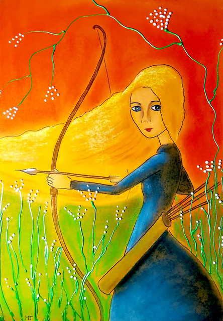 Javorkova Marie  'Amor Original', created in 2013, Original Painting Oil.