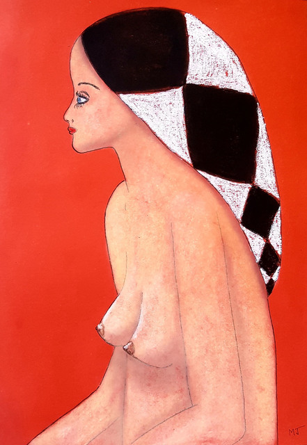 Javorkova Marie  'Cleopatra', created in 2009, Original Painting Oil.