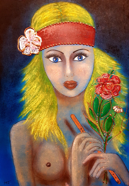 Javorkova Marie  'Color Of Love', created in 2012, Original Painting Oil.
