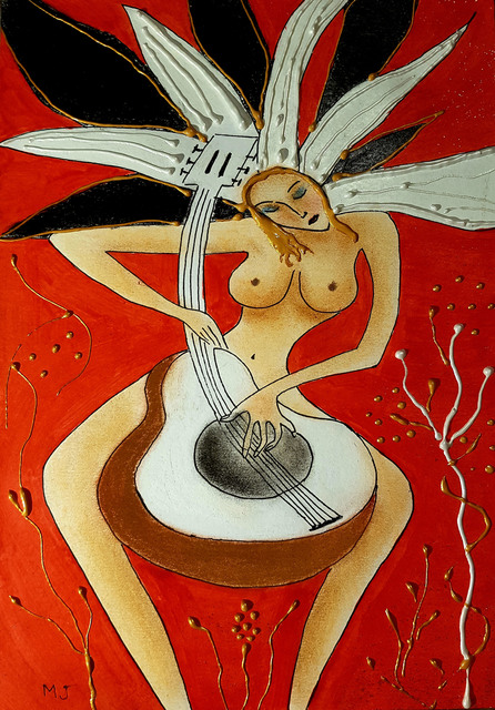 Javorkova Marie  'Cubism', created in 2010, Original Painting Oil.