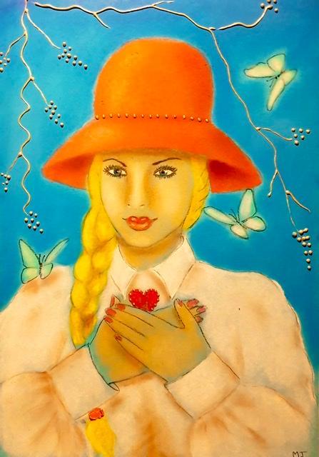 Javorkova Marie  'Love Will Find A Way', created in 2013, Original Painting Oil.
