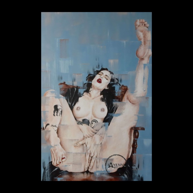 James Nisbet  'Untitled Erotic 23', created in 2021, Original Painting Acrylic.